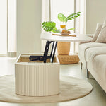 Stylish Lift-Top Coffee Table with Storage - Modern Minimalist Design for Living Room fls-5331