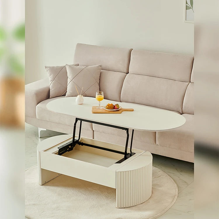 Stylish Lift-Top Coffee Table with Storage - Modern Minimalist Design for Living Room fls-5331