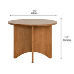 Stylish Round Coffee Table Set - Modern Wooden Design with Elegant Finish for Living Room fls-5333