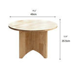 Stylish Round Coffee Table Set - Modern Wooden Design with Elegant Finish for Living Room fls-5333
