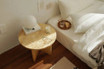 Stylish Round Coffee Table Set - Modern Wooden Design with Elegant Finish for Living Room fls-5333