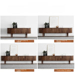Mid-Century Modern Walnut Sideboard with Stylish Storage Solutions for Your Living Room fls-5337