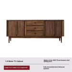 Stylish Wooden TV Stand with Storage - Modern Design for Living Room Furniture fls-5338