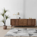 Stylish Wooden TV Stand with Storage - Modern Design for Living Room Furniture fls-5338