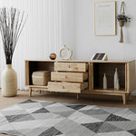 Stylish Wooden TV Stand with Storage - Modern Design for Living Room Furniture fls-5338