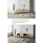 Stylish Wooden TV Stand with Storage - Modern Design for Living Room Furniture fls-5338