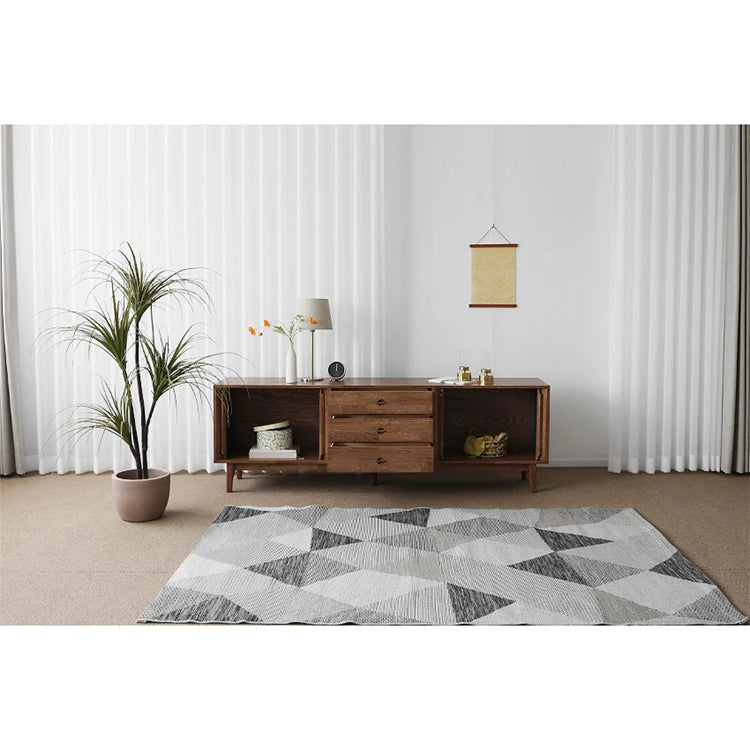 Stylish Wooden TV Stand with Storage - Modern Design for Living Room Furniture fls-5338