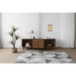 Stylish Wooden TV Stand with Storage - Modern Design for Living Room Furniture fls-5338