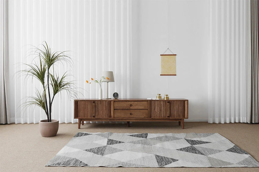 Stylish Wooden TV Stand with Storage - Modern Design for Living Room Furniture fls-5338