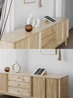 Stylish Wooden TV Stand with Storage - Modern Design for Living Room Furniture fls-5338