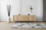 Stylish Wooden TV Stand with Storage - Modern Design for Living Room Furniture fls-5338