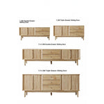 Stylish Wooden TV Stand with Storage - Modern Design for Living Room Furniture fls-5338