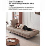 Stylish Pine Frame Sofa with Cotton-Ramie Upholstery, Comfortable Foam Cushions, and Sleek Metal Base - Modern Living Room Furniture flsd-5180