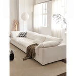 Luxurious Pine Sofa with Cotton-Ramie Upholstery and Plush Goose Down Feather Filling - Perfect for Modern Living Rooms! flsd-5181