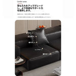 Luxurious Modular Sofa in Cowhide Leather – Versatile and Modern Design for Your Living Space flsd-5182
