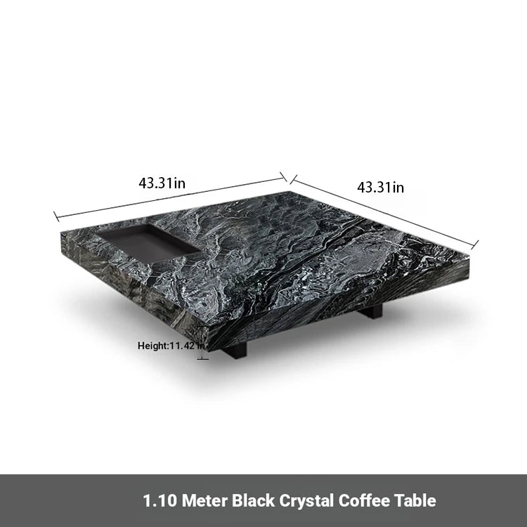 Stylish Marble and Stainless Steel Tea Table - Modern Living Room Centerpiece flsd-5183