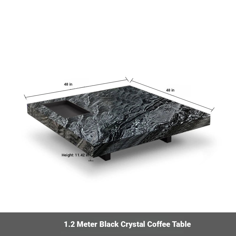 Stylish Marble and Stainless Steel Tea Table - Modern Living Room Centerpiece flsd-5183