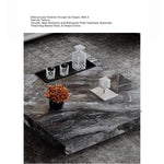 Stylish Marble and Stainless Steel Tea Table - Modern Living Room Centerpiece flsd-5183