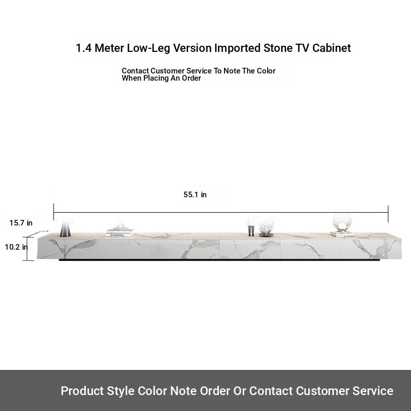 Stylish Modern TV Cabinet with Ceramic Sintered Stone Top, Pine Accents, and Durable Metal Frame - Perfect Home Entertainment Center flsd-5184