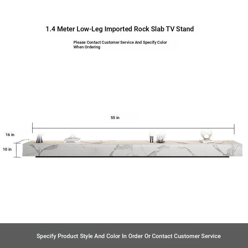 Stylish Modern TV Cabinet with Ceramic Sintered Stone Top, Pine Accents, and Durable Metal Frame - Perfect Home Entertainment Center flsd-5184