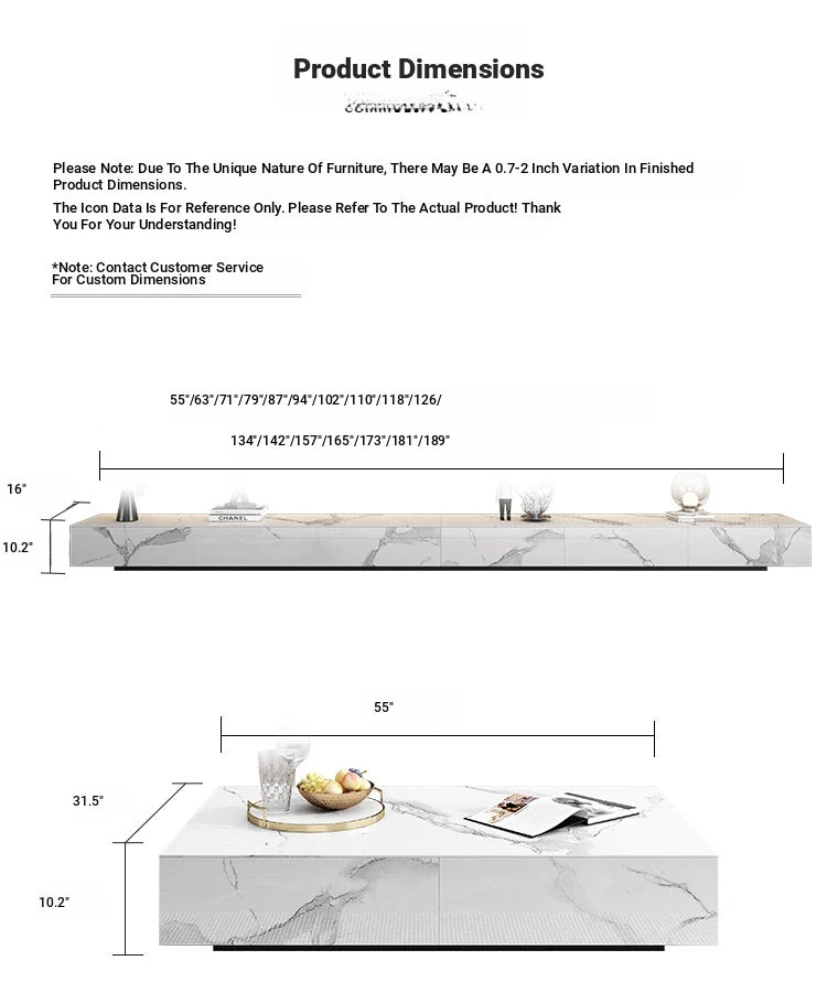 Modern Ceramic Sintered Stone Coffee Table with Pine and Metal Accents – Stylish Living Room Furniture flsd-5185