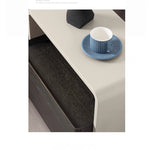 Modern Red Oak Bedside Cupboard with Minimalist Design – Stylish Nightstand for Bedroom Storage flsd-5188