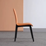 Stylish Ash Wood Dining Chair with Synthetic Leather Seat – Modern Comfort and Elegance for Your Space flsd-5191