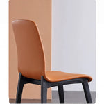 Stylish Ash Wood Dining Chair with Synthetic Leather Seat – Modern Comfort and Elegance for Your Space flsd-5191