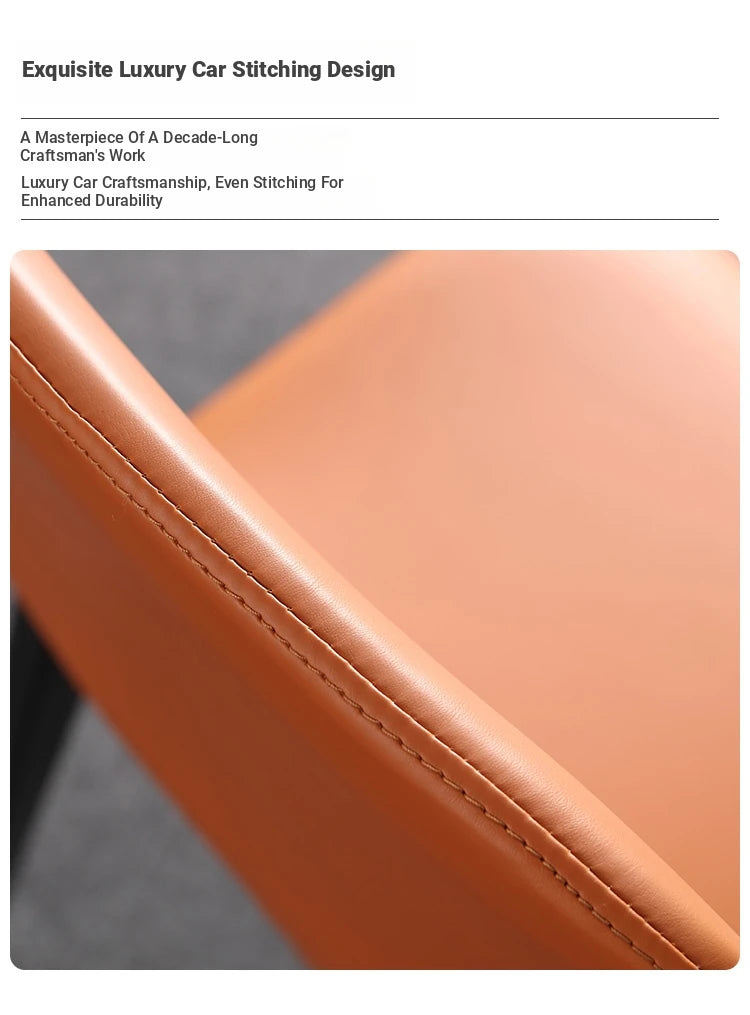 Stylish Ash Wood Dining Chair with Synthetic Leather Seat – Modern Comfort and Elegance for Your Space flsd-5191