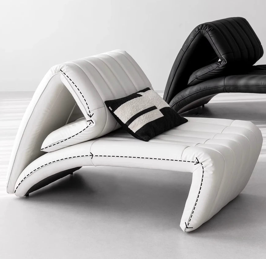 Sleek Foldable Chair for Versatile Comfort - Dual-Use Design in Synthetic Leather and Foam flsd-5194