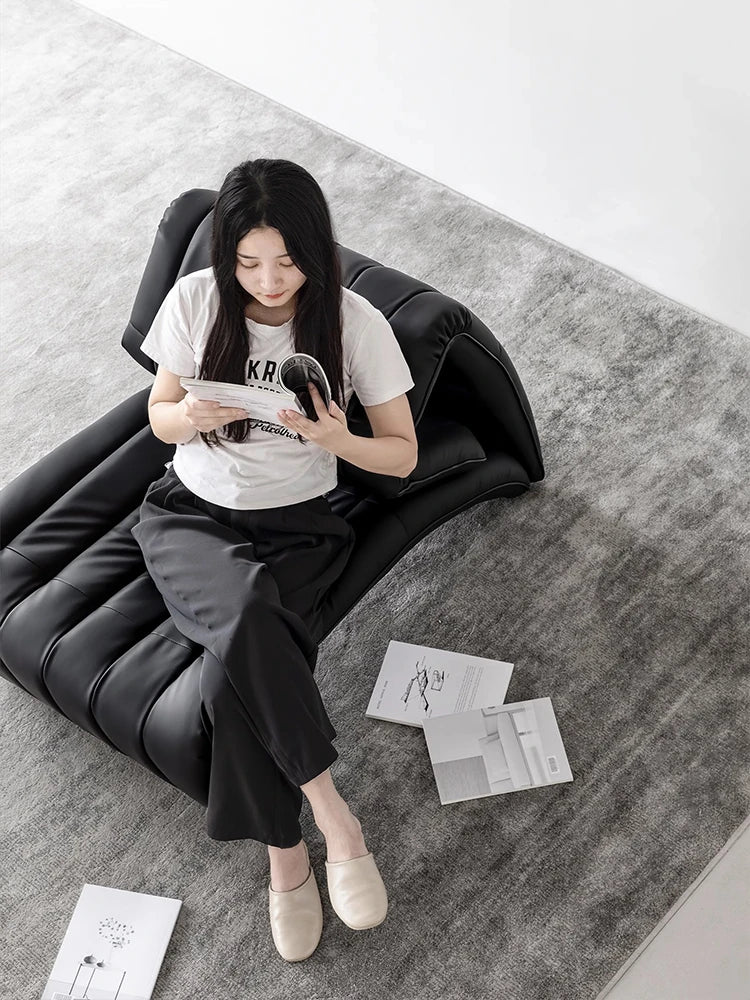 Sleek Foldable Chair for Versatile Comfort - Dual-Use Design in Synthetic Leather and Foam flsd-5194