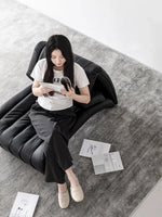 Sleek Foldable Chair for Versatile Comfort - Dual-Use Design in Synthetic Leather and Foam flsd-5194