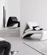 Sleek Foldable Chair for Versatile Comfort - Dual-Use Design in Synthetic Leather and Foam flsd-5194