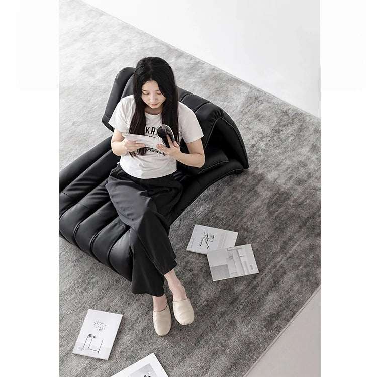 Sleek Foldable Chair for Versatile Comfort - Dual-Use Design in Synthetic Leather and Foam flsd-5194