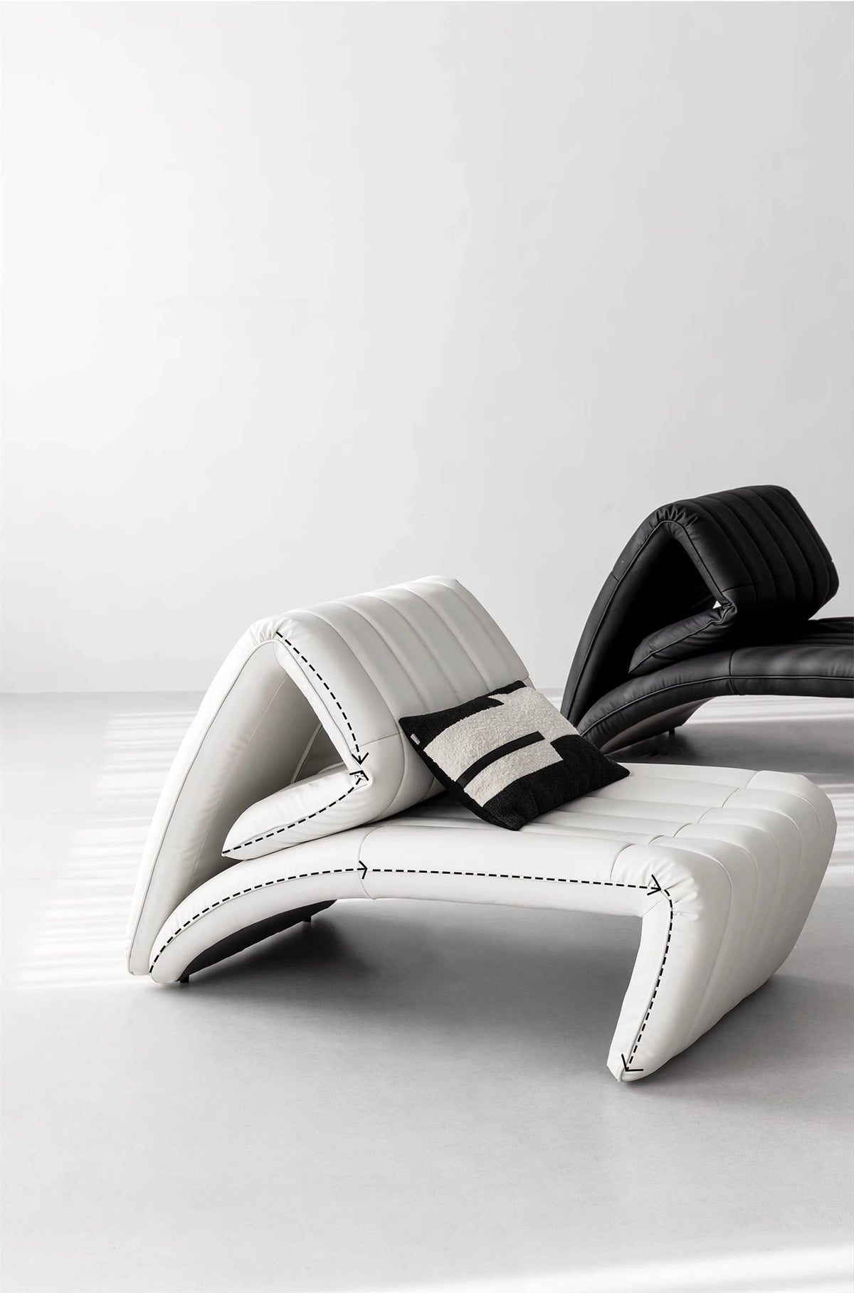 Sleek Foldable Chair for Versatile Comfort - Dual-Use Design in Synthetic Leather and Foam flsd-5194