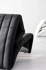 Sleek Foldable Chair for Versatile Comfort - Dual-Use Design in Synthetic Leather and Foam flsd-5194