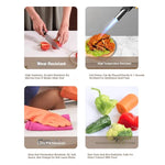 Sleek Ash Wood & Sintered Stone Dining Table – Modern Elegance for Your Home fme-3124