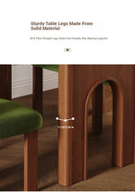 Sleek Ash Wood & Sintered Stone Dining Table – Modern Elegance for Your Home fme-3124