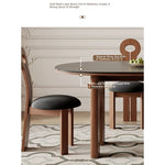 Elegant Ash Wood and Sintered Stone Oval Dining Table – Stylish Modern Decor for Your Home fme-3125