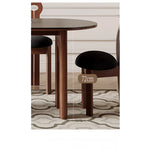 Elegant Ash Wood and Sintered Stone Oval Dining Table – Stylish Modern Decor for Your Home fme-3125