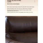 Luxurious Genuine Leather Chair - Stylish Comfort for Modern Living Rooms fme-3130