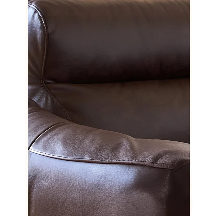 Luxurious Genuine Leather Chair - Stylish Comfort for Modern Living Rooms fme-3130