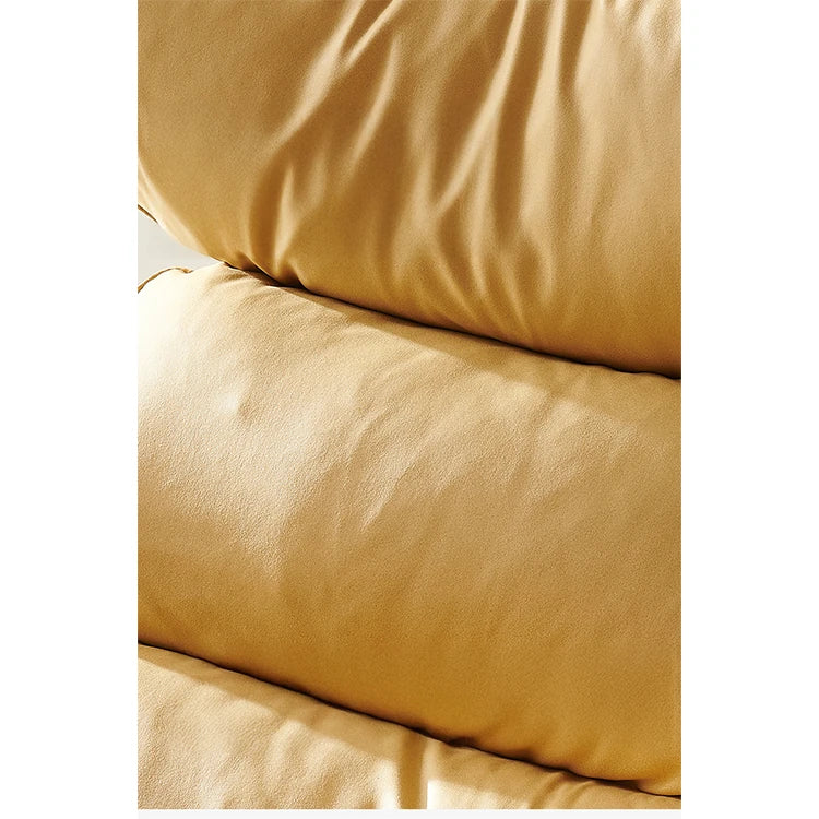 Stylish Faux Leather Down Lounge Chair – Modern Comfort with a Chic Design fme-3139