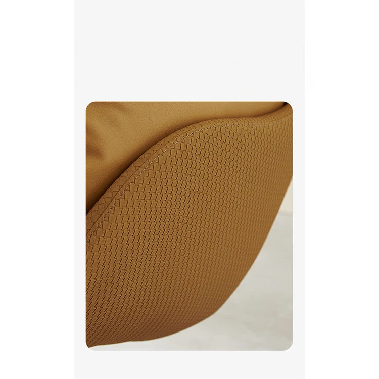 Stylish Faux Leather Down Lounge Chair – Modern Comfort with a Chic Design fme-3139