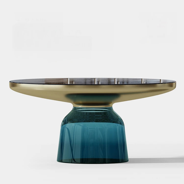Stylish Tempered Glass Tea Table Set - Modern Living Room Accent Furniture for Chic Interiors fmfd-5054