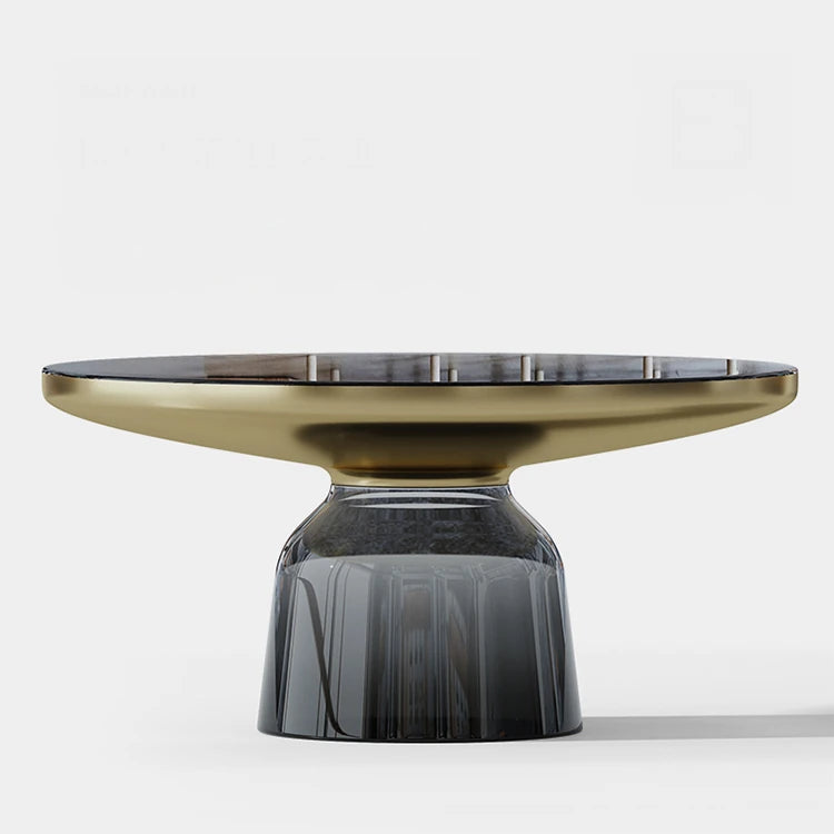 Stylish Tempered Glass Tea Table Set - Modern Living Room Accent Furniture for Chic Interiors fmfd-5054