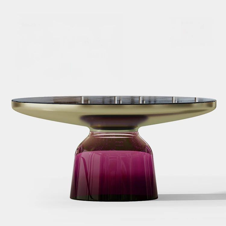Stylish Tempered Glass Tea Table Set - Modern Living Room Accent Furniture for Chic Interiors fmfd-5054