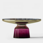 Stylish Tempered Glass Tea Table Set - Modern Living Room Accent Furniture for Chic Interiors fmfd-5054