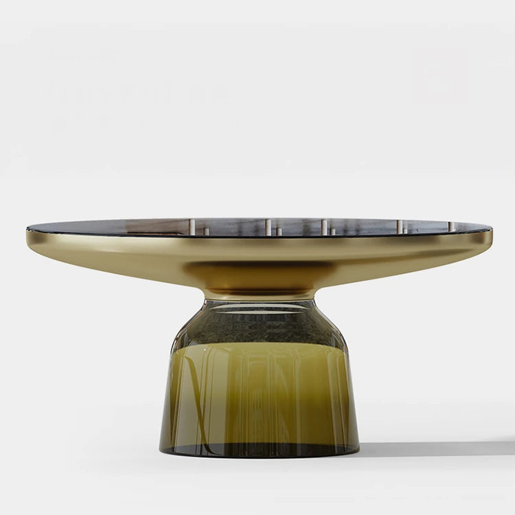 Stylish Tempered Glass Tea Table Set - Modern Living Room Accent Furniture for Chic Interiors fmfd-5054