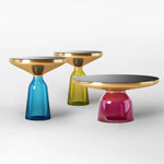 Stylish Tempered Glass Tea Table Set - Modern Living Room Accent Furniture for Chic Interiors fmfd-5054